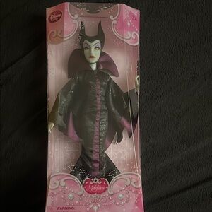 Disney Maleficent Doll in Elegant Black and Purple